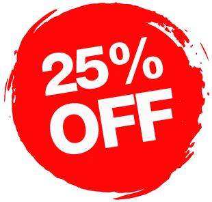 25% off